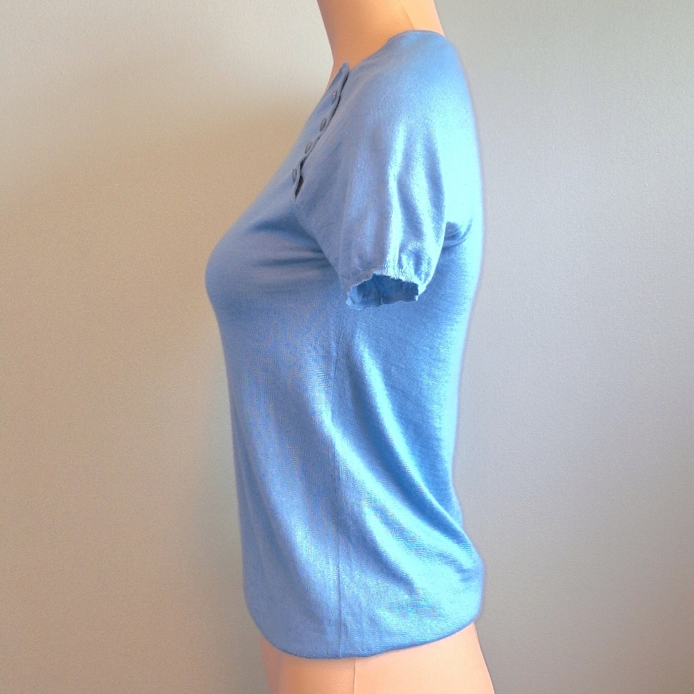 Louis Vuitton authentic cashmere blue sweater - Picture 4 of 10